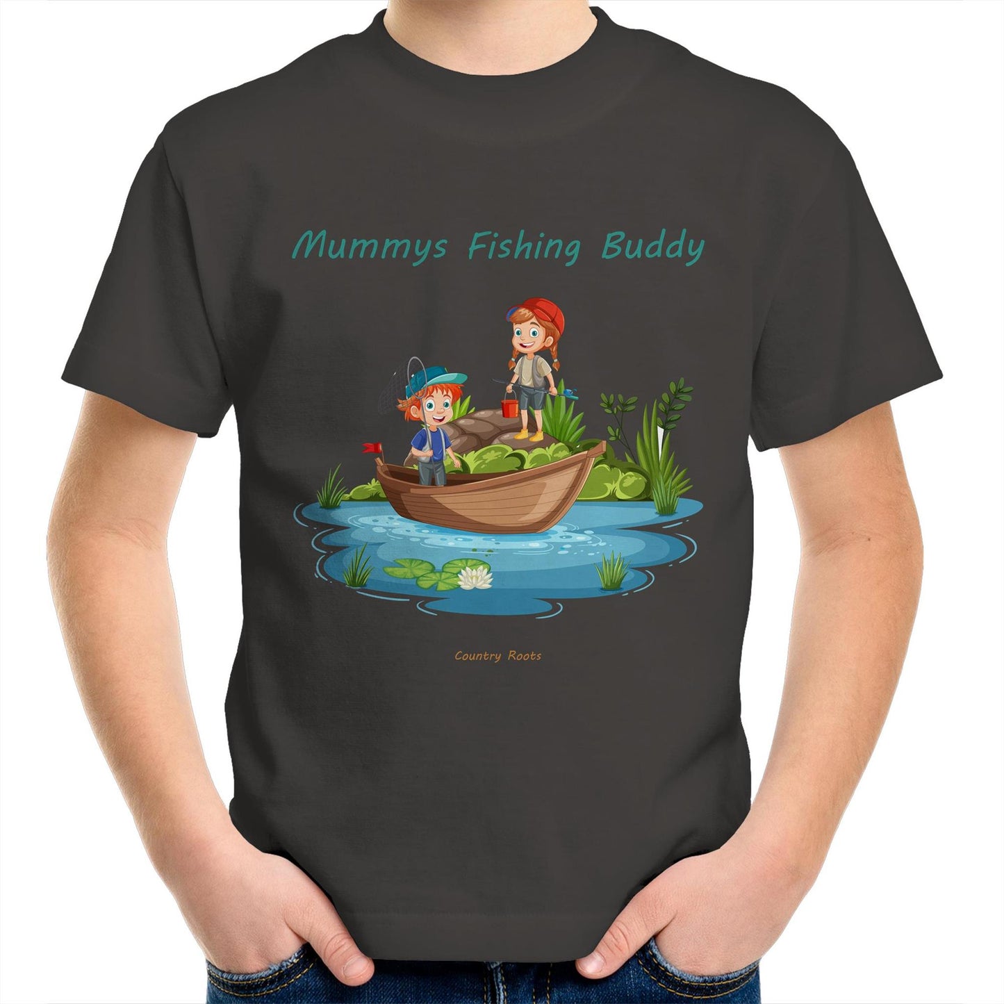 'Mummys Fishing Buddy (Boy)' - Youth Tee