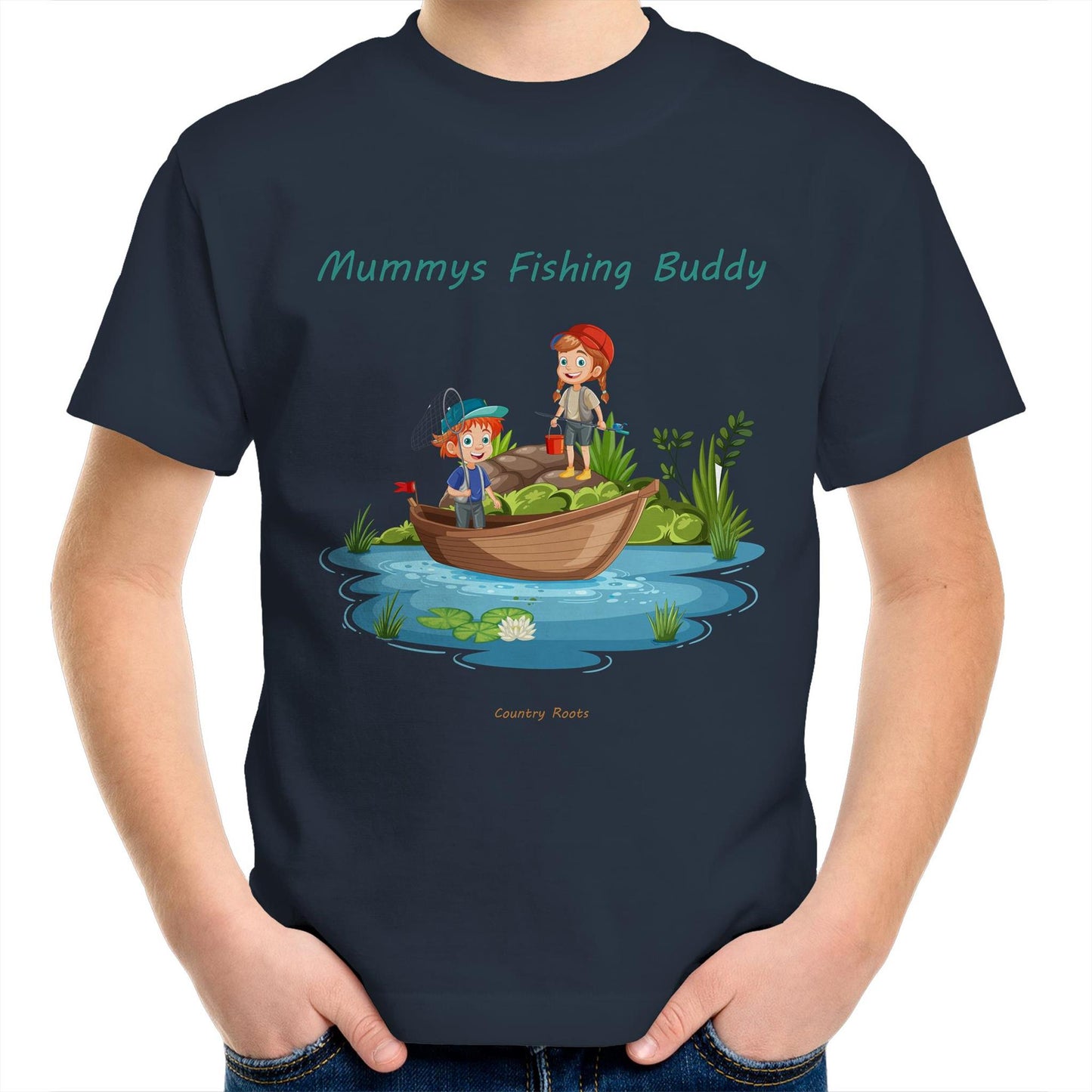 'Mummys Fishing Buddy (Boy)' - Youth Tee