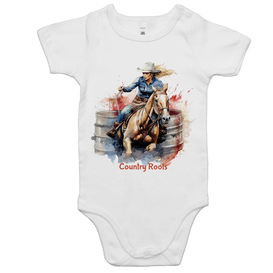 'Barrel Racer' - Baby Onesie