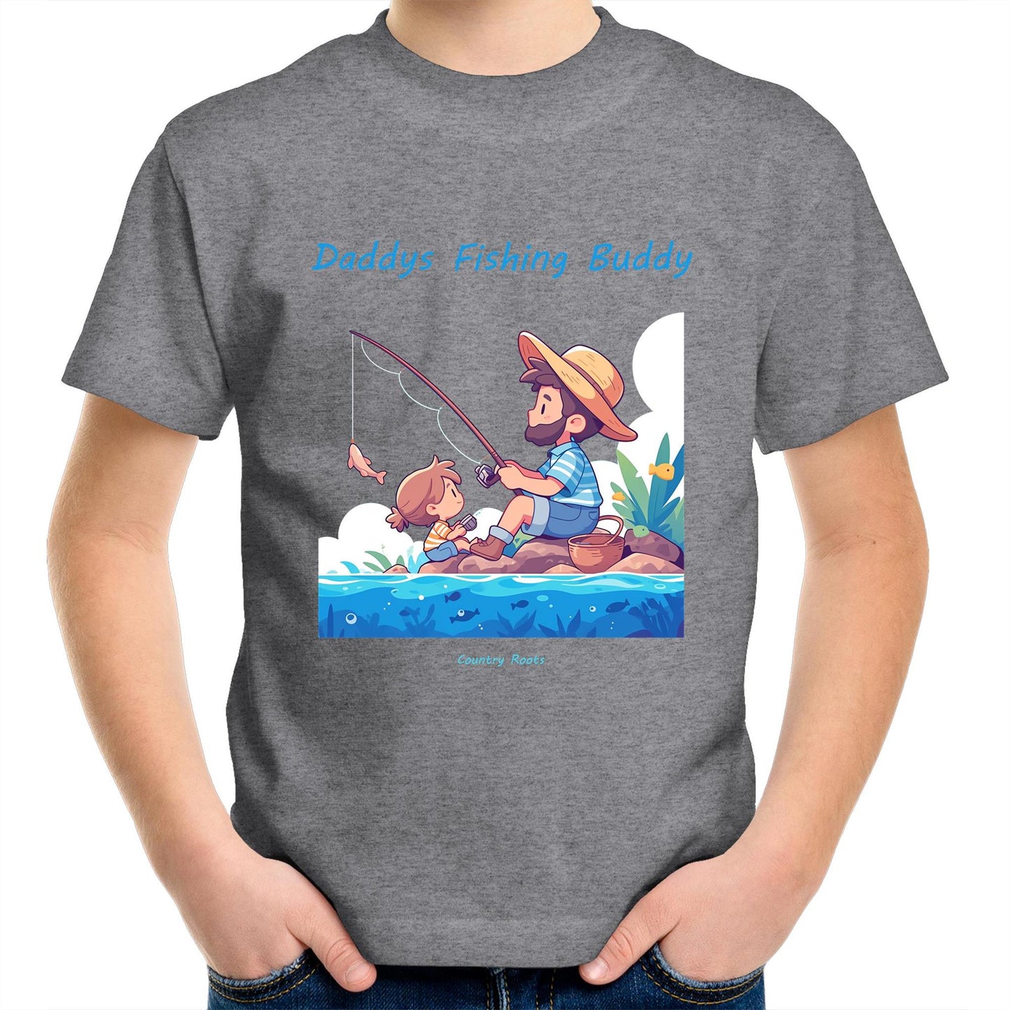 'Daddys Fishing Buddy (Girl)' - Youth Tee