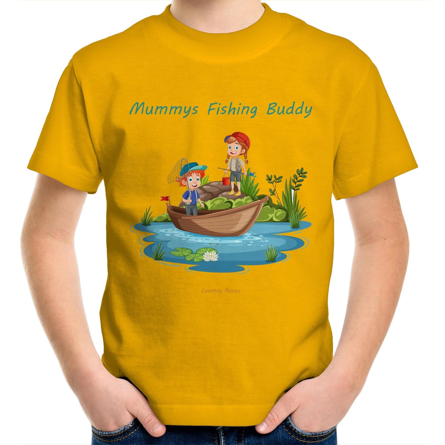 'Mummys Fishing Buddy (Boy)' - Youth Tee