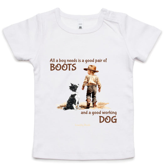 'All a Boy Needs...' - Infant Tee