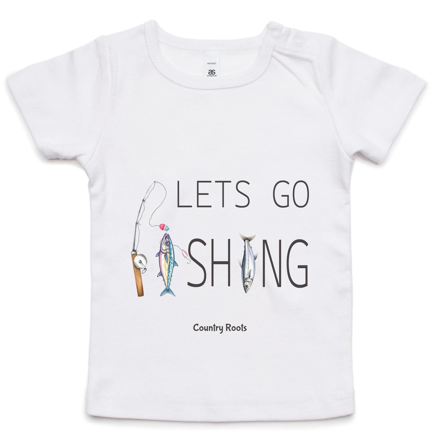 'Lets Go Fishing' - Infant Tee