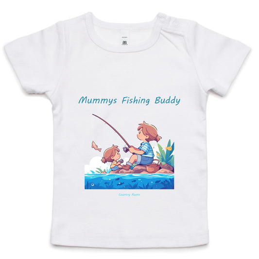 'Mummys Fishing Buddy (Girl)' - Infant Tee