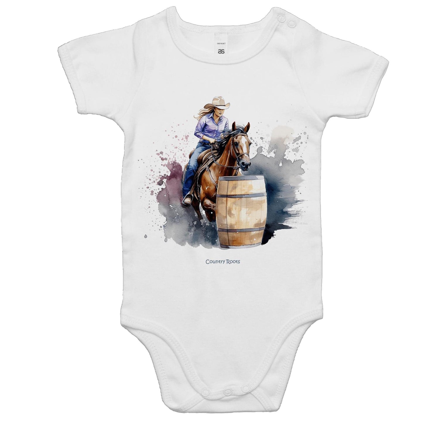 Barrel Racin' - Baby Onesie