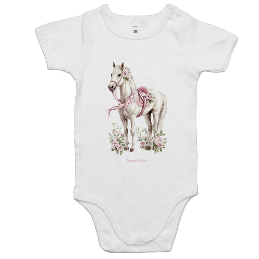 Mares & Flowers - Baby Onesie