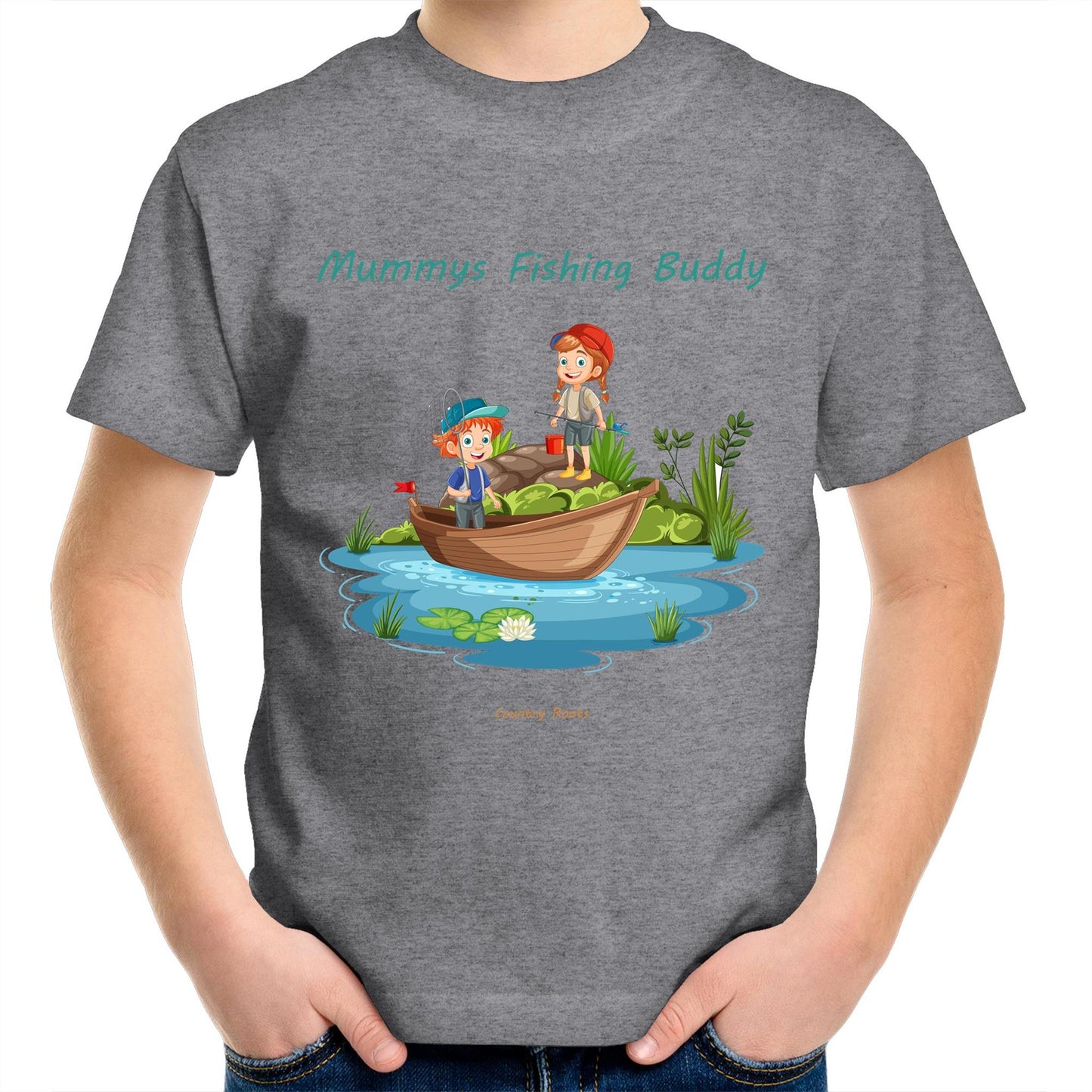 'Mummys Fishing Buddy (Boy)' - Youth Tee