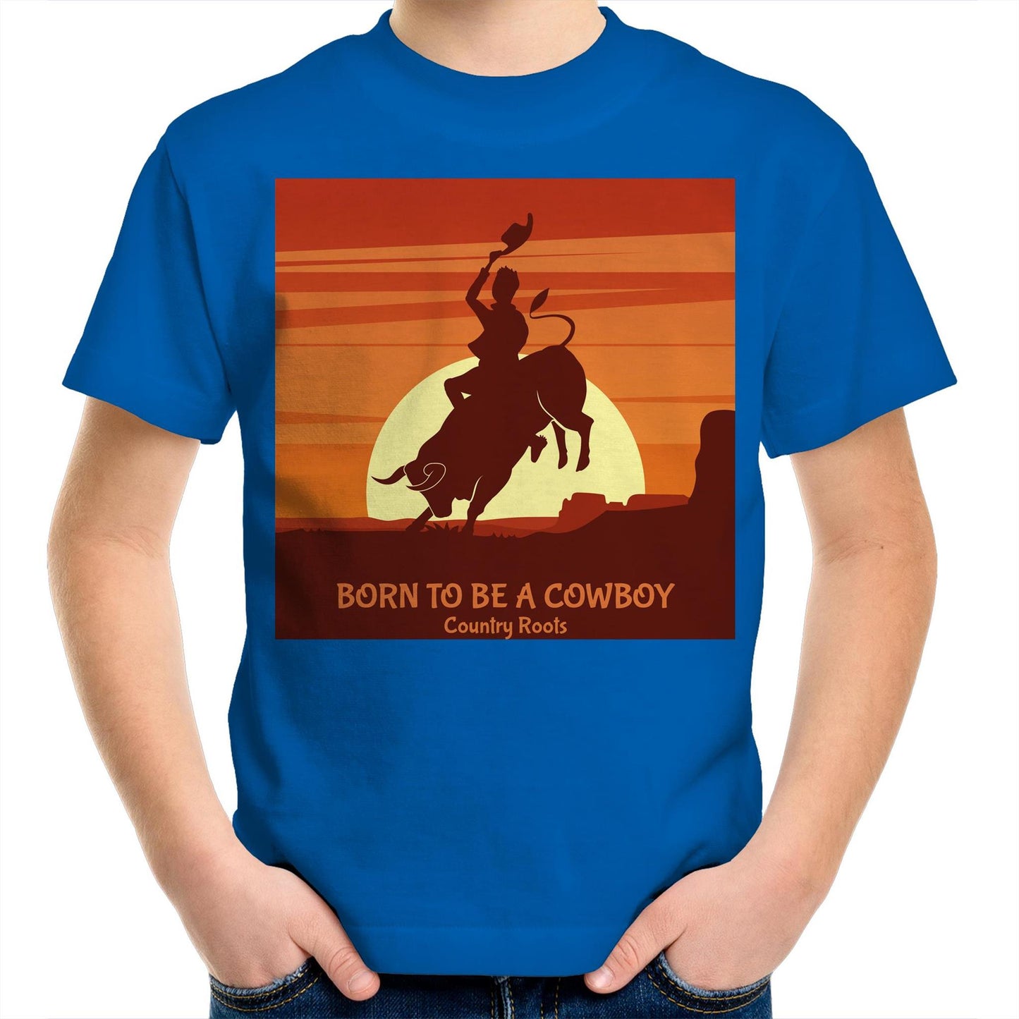 'Born Cowboy' - Youth Tee