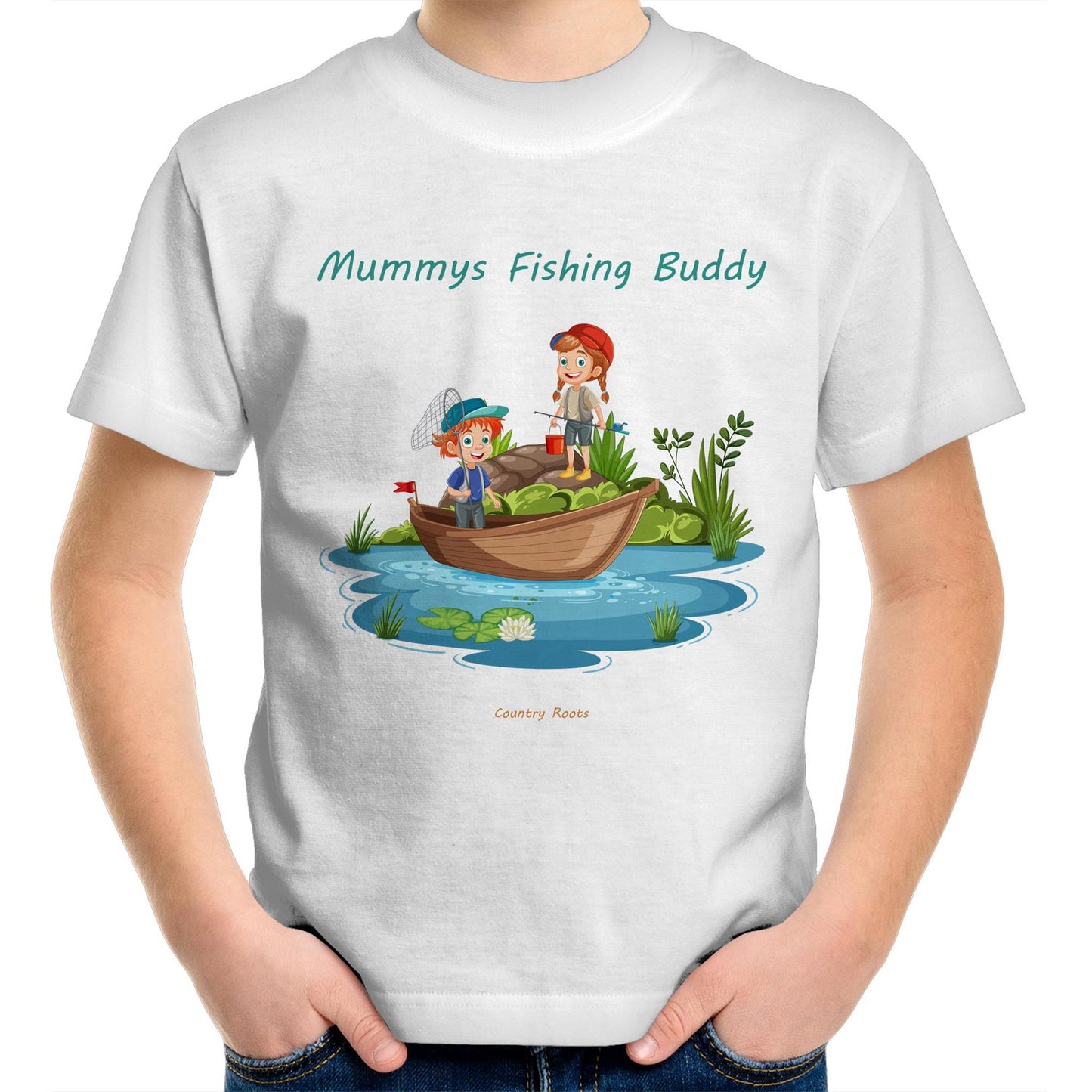 'Mummys Fishing Buddy (Boy)' - Youth Tee