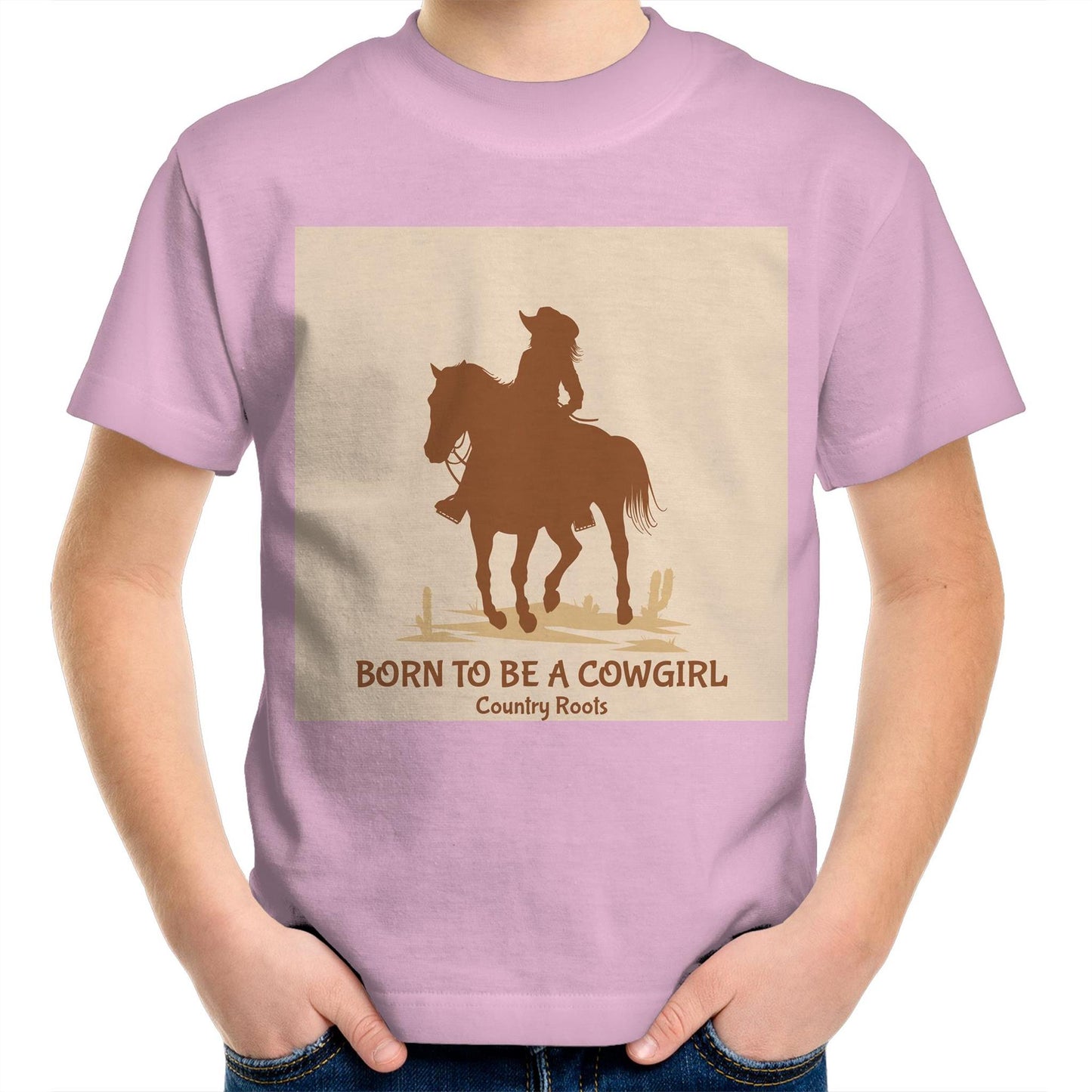 'Born Cowgirl' - Youth Shirt