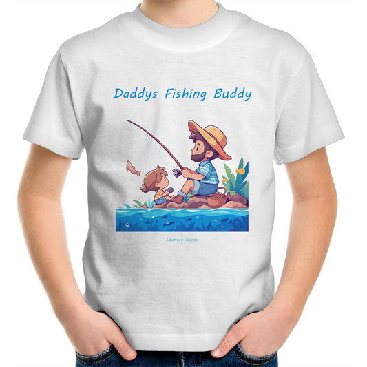 'Daddys Fishing Buddy (Girl)' - Youth Tee