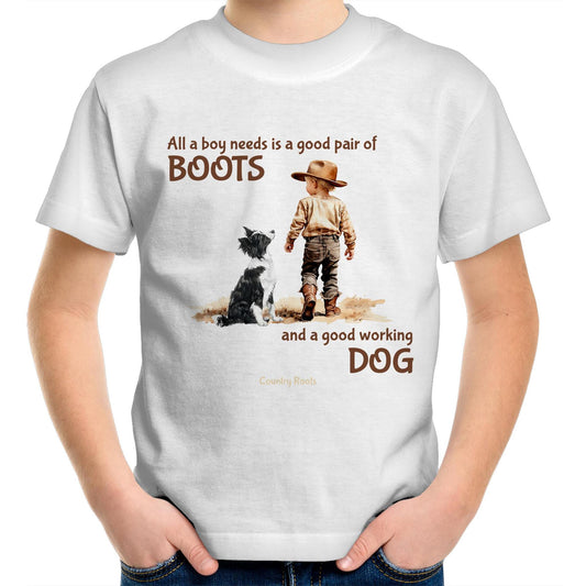 'All a Boy Needs...' - Youth Tee