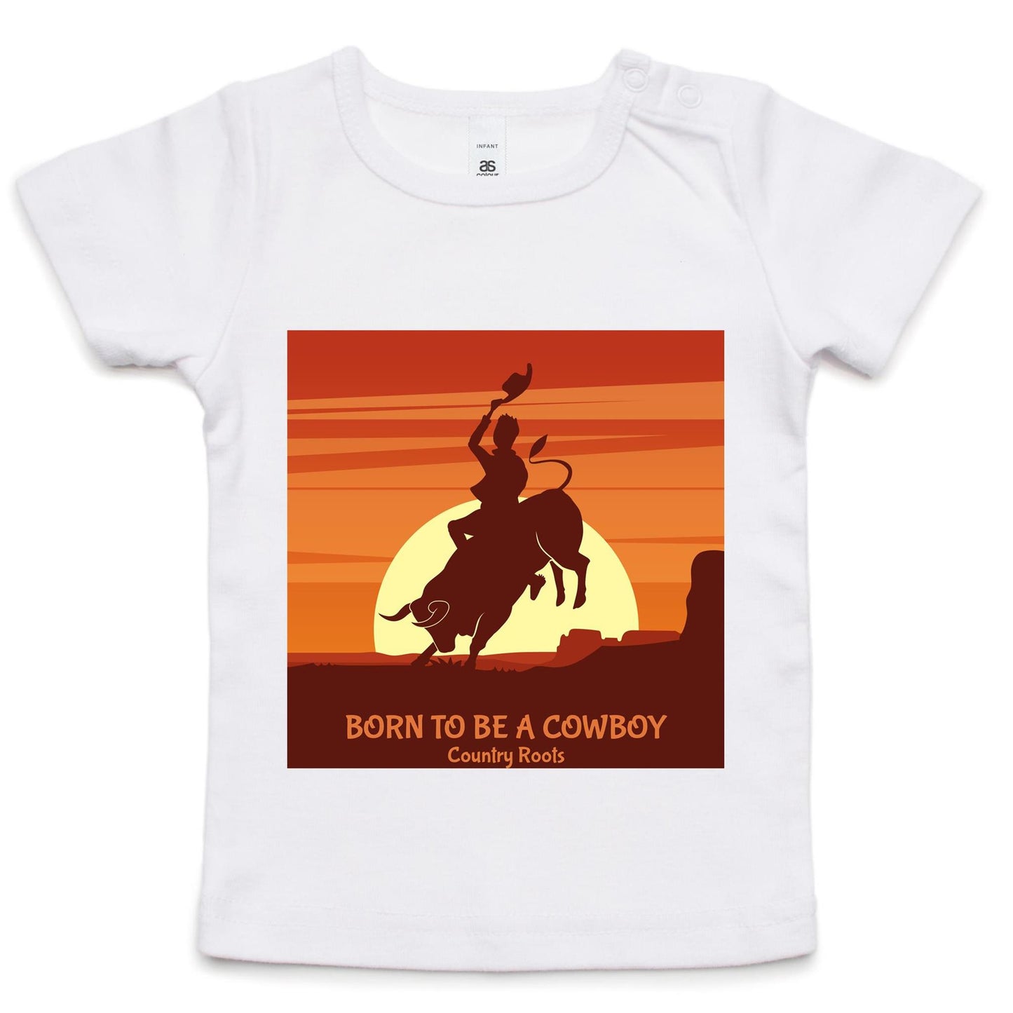 'Born Cowboy' - Infant Tee