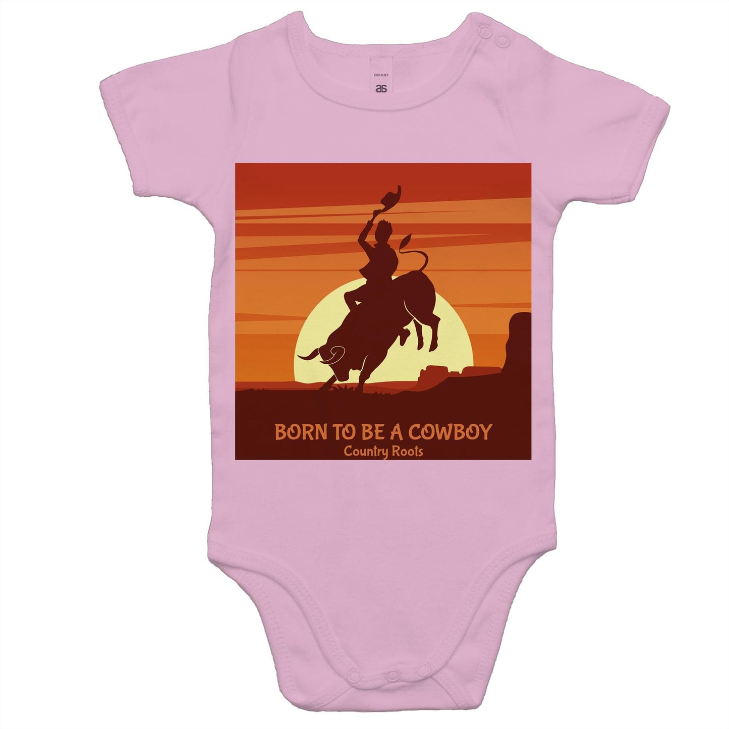 'Born Cowboy' - Baby Onesie