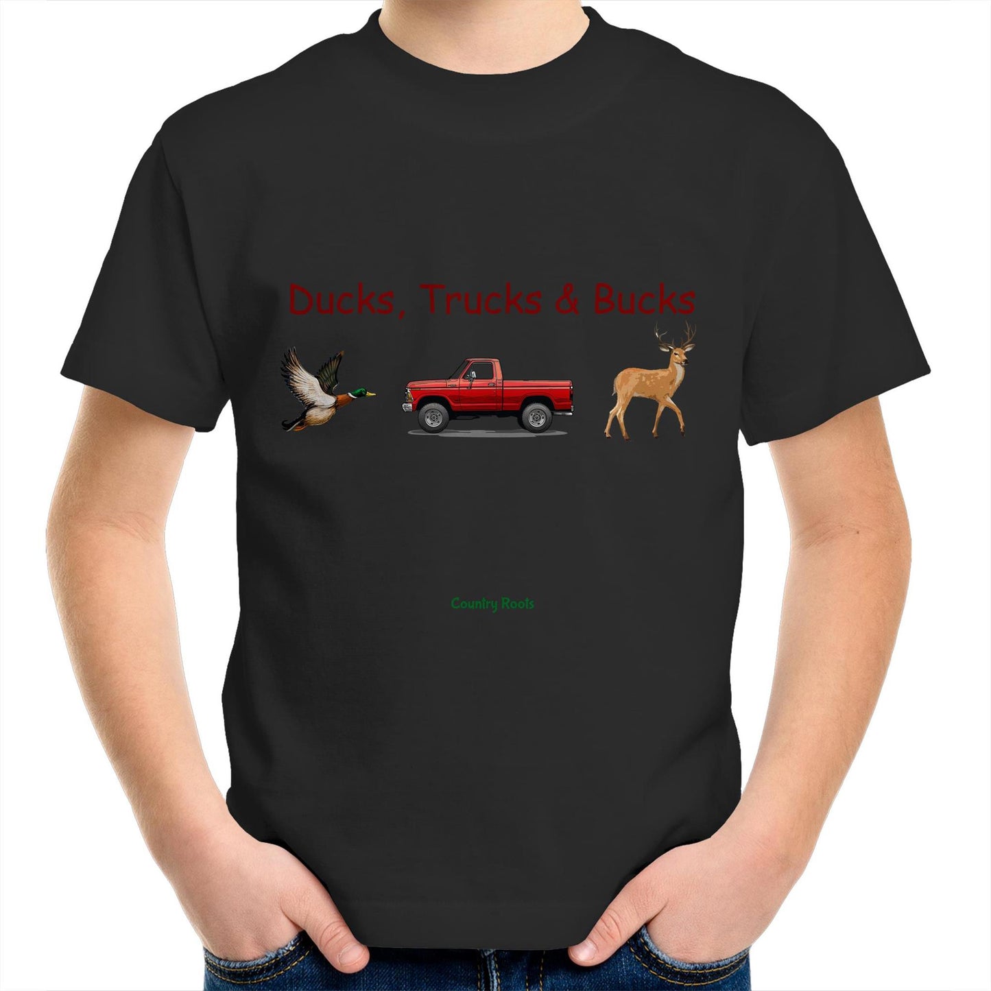 'Ducks, Trucks, Bucks' - Youth Tee