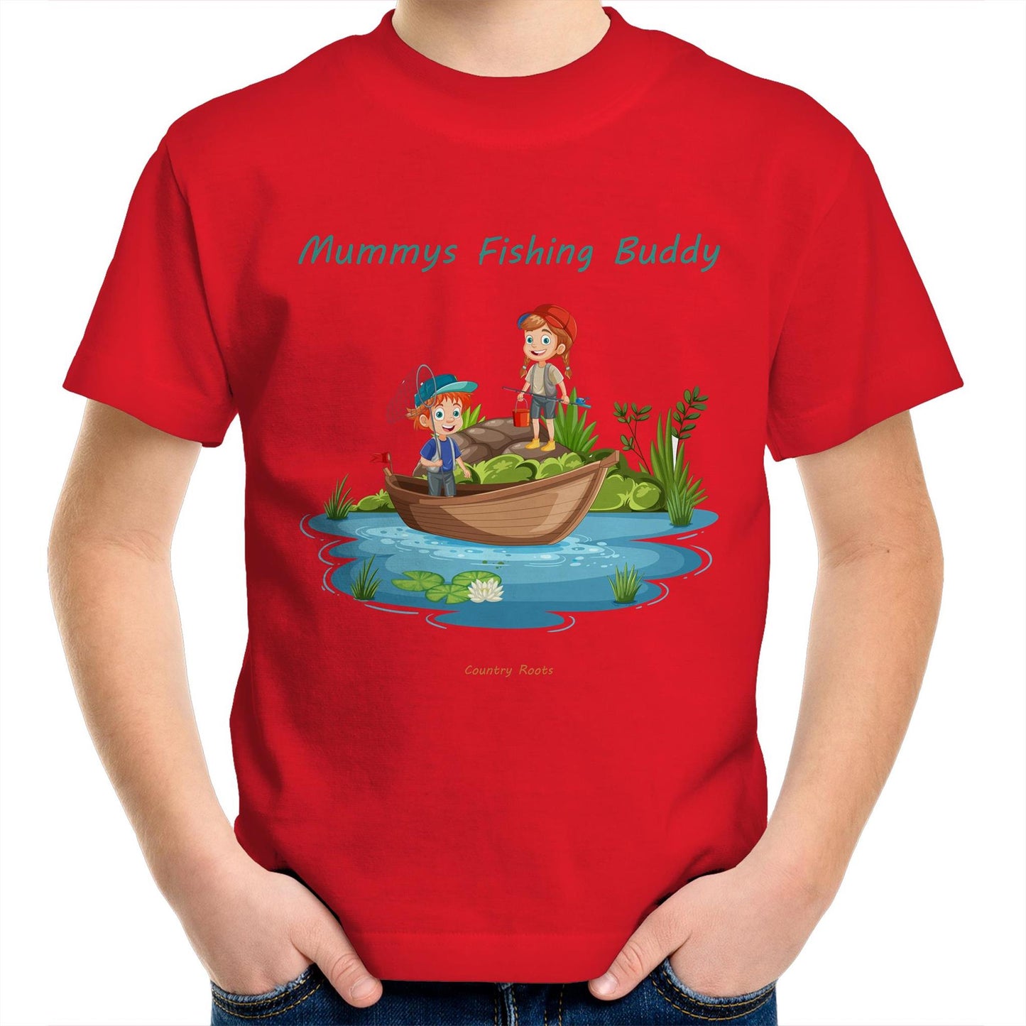 'Mummys Fishing Buddy (Boy)' - Youth Tee