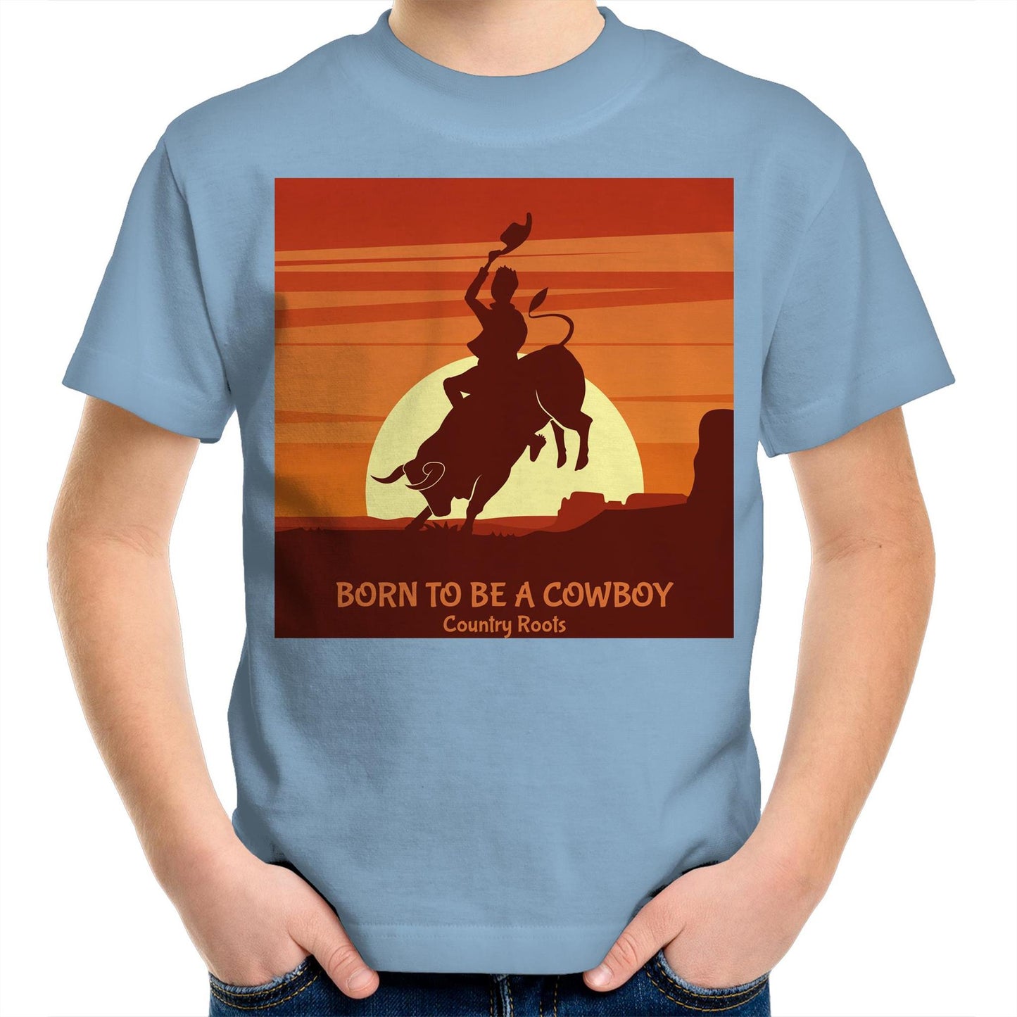 'Born Cowboy' - Youth Tee