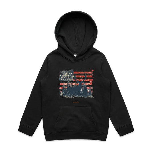 'American Deer' - Youth Hood