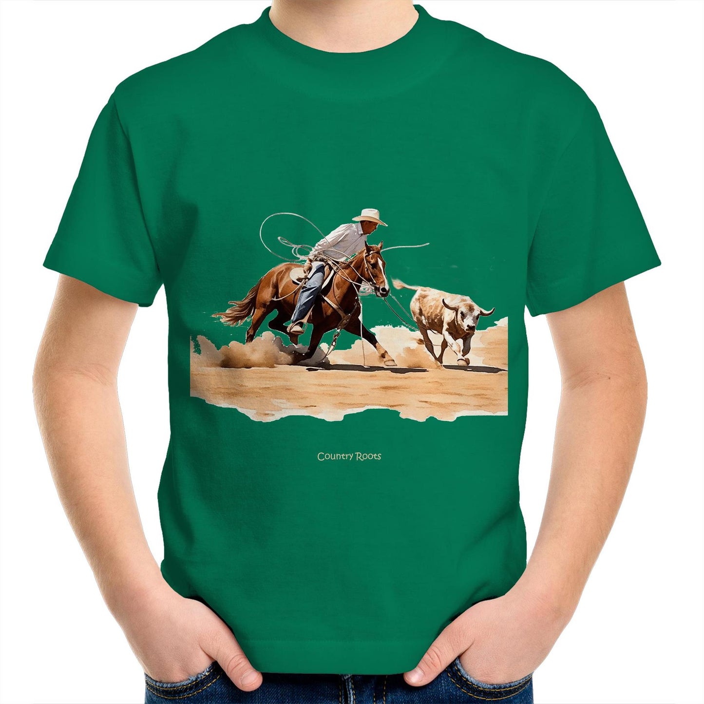 Roping Calves - Youth Tee