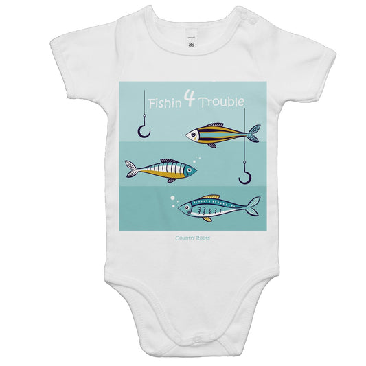 Fishin 4 Trouble - Baby Onesie