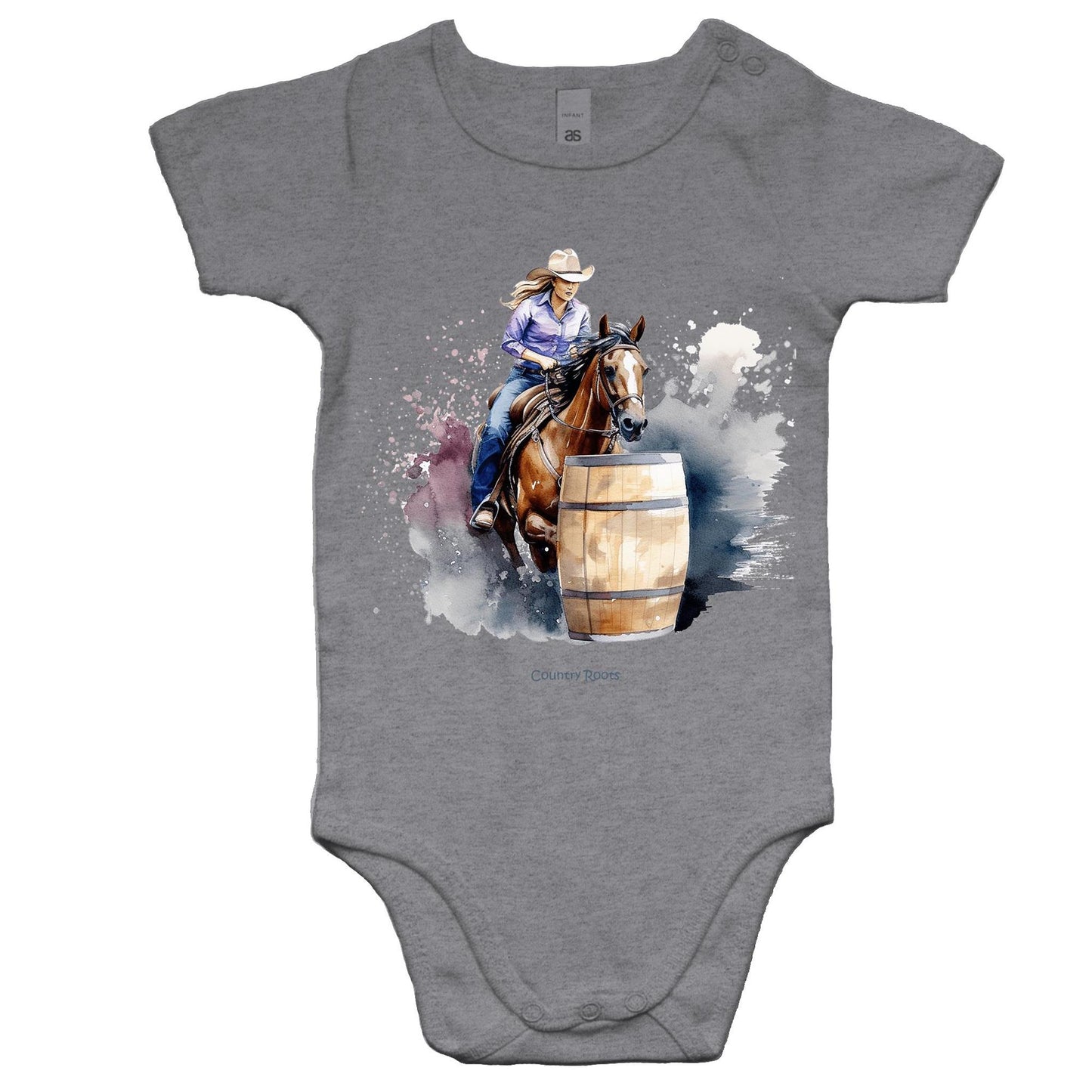 Barrel Racin' - Baby Onesie
