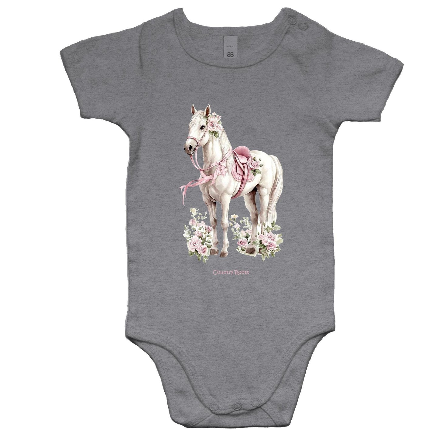Mares & Flowers - Baby Onesie