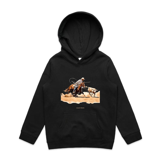 Roping Calves - Youth Hood