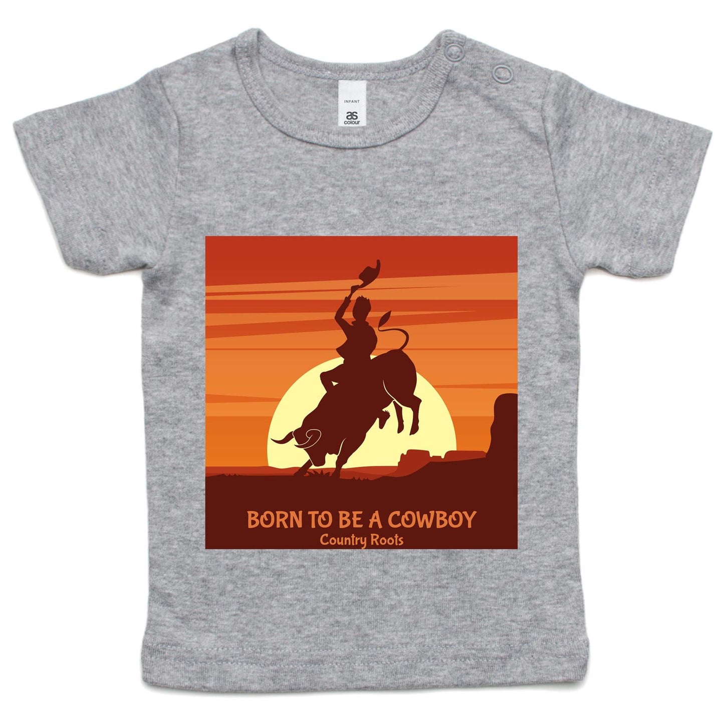 'Born Cowboy' - Infant Tee