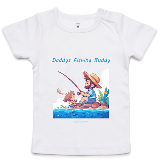 'Daddys Fishing Buddy (Girl)' - Infant Tee
