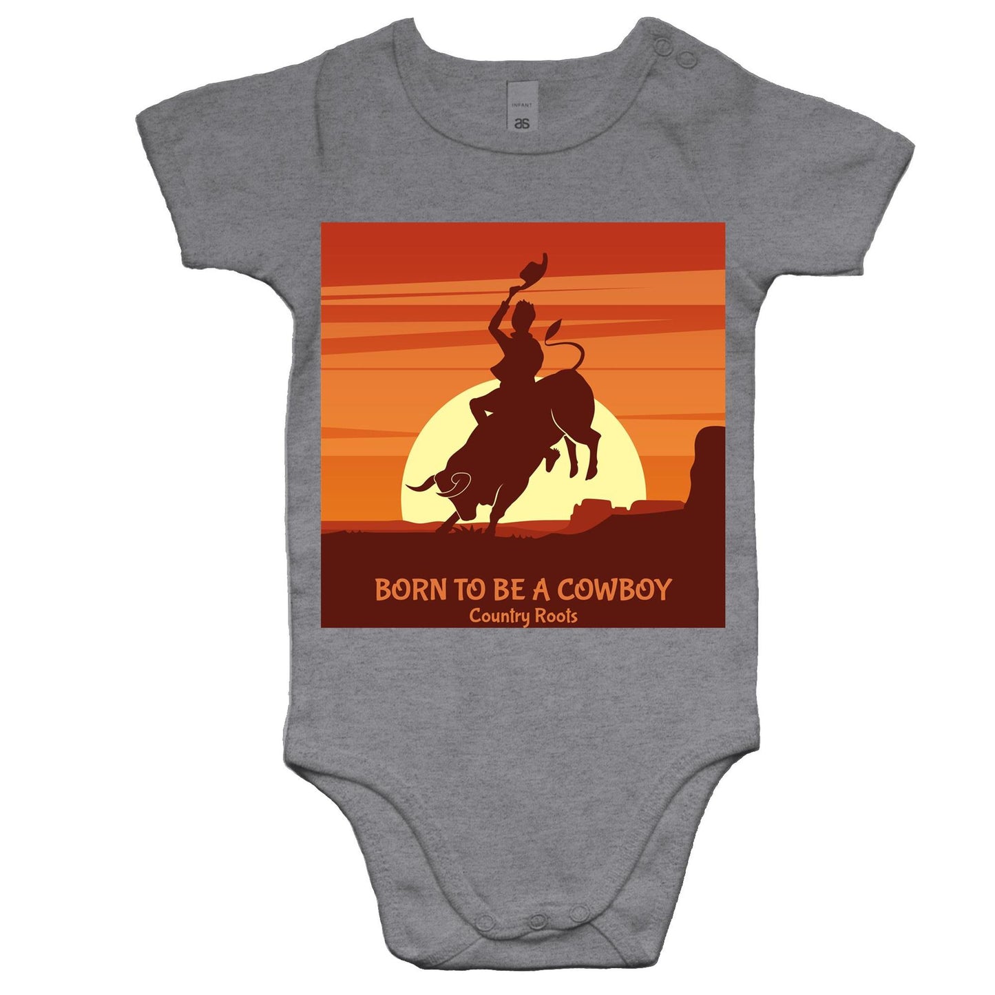 'Born Cowboy' - Baby Onesie